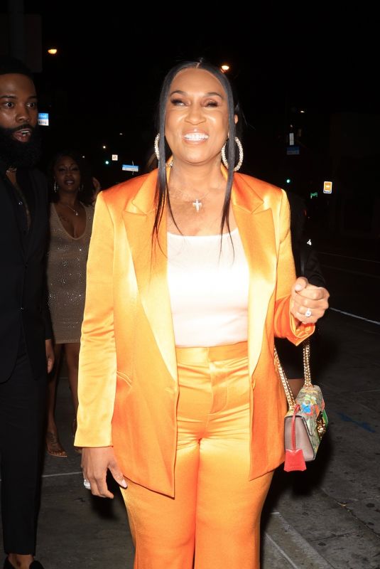SABRINA GREENLEE Arrives to Her Birthday Dinner in West Hollywood 04/12/2022