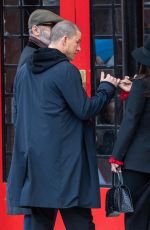 SALMA HAYEK and Channing Tatum on the Set of Magic Mike 3 in London 04/26/2022