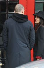 SALMA HAYEK on the Set for Magic Mike 3 in London 04/26/2022