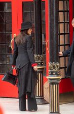 SALMA HAYEK on the Set for Magic Mike 3 in London 04/26/2022