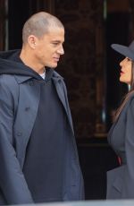 SALMA HAYEK on the Set for Magic Mike 3 in London 04/26/2022