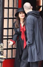 SALMA HAYEK on the Set for Magic Mike 3 in London 04/26/2022