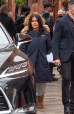 SALMA HAYEK Out and About in London 04/22/2022