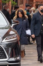 SALMA HAYEK Out and About in London 04/22/2022