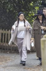 SALMA HAYEK Out with a Friend in Hampstead Heath in London 04/05/2022