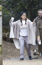 SALMA HAYEK Out with a Friend in Hampstead Heath in London 04/05/2022