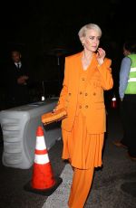 SARAH PAULSON Arrives at a Burberry Party in Los Angeles 04/20/2022