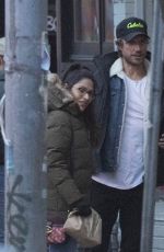 SARAH SHAHI and Adam Demos Out in Toronto 04/06/2022