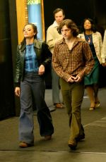 SASHA LANE on the Set of The Crowded Room in New York 03/31/2022