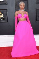 SAWEETIE at 2022 Grammy Awards in Las Vegas 04/03/2022