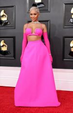 SAWEETIE at 64th Annual Grammy Awards in Las Vegas 04/03/2022