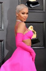 SAWEETIE at 64th Annual Grammy Awards in Las Vegas 04/03/2022
