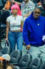 SAWEETIE at Clippers vs. Suns Game at Crypto.com Arena in Los Angeles 04/06/2022