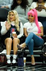 SAWEETIE at Clippers vs. Suns Game at Crypto.com Arena in Los Angeles 04/06/2022