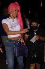 SAWEETIE Leaves Crypto.com Arena in Los Angeles 04/06/2022