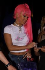 SAWEETIE Leaves Crypto.com Arena in Los Angeles 04/06/2022