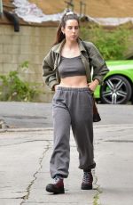 SCOUT WILLIS Out Visiting a Friend with Her Dog in Los Feliz 03/31/2022