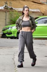 SCOUT WILLIS Out Visiting a Friend with Her Dog in Los Feliz 03/31/2022