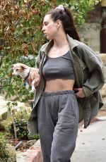 SCOUT WILLIS Out Visiting a Friend with Her Dog in Los Feliz 03/31/2022