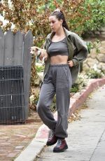 SCOUT WILLIS Out Visiting a Friend with Her Dog in Los Feliz 03/31/2022