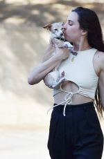 SCOUT WILLIS Out with Her Dog in Los Angeles 04/10/2022