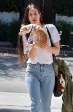 SCOUT WILLIS Out with Her Dog in Los Feliz 04/05/2022