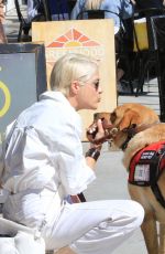 SELMA BLAIR at a Coffee Shop in Los Angeles 04/14/2022