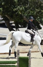 SELMA BLAIR at Horseback Riding in Los Angeles 04/14/2022