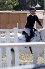 SELMA BLAIR at Horseback Riding in Los Angeles 04/14/2022