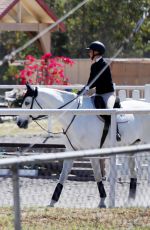 SELMA BLAIR at Horseback Riding in Los Angeles 04/14/2022