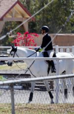SELMA BLAIR at Horseback Riding in Los Angeles 04/14/2022