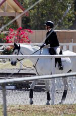 SELMA BLAIR at Horseback Riding in Los Angeles 04/14/2022