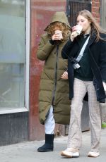 SHALIENE WOODLEY Heading to the Set of Three Women in New York 04/28/2022