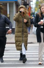 SHALIENE WOODLEY Heading to the Set of Three Women in New York 04/28/2022