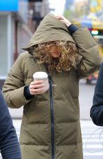 SHALIENE WOODLEY Heading to the Set of Three Women in New York 04/28/2022