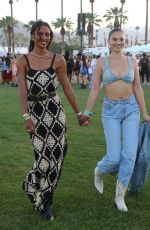SHANINA SHAIK and JASMINE TOOKES at Coachella Valley Music and Arts Festival in Indio 04/15/2022