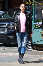 SHANINA SHAIK Out Shopping at Sephora in New York 04/27/2022