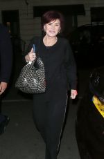 SHARON OSBOURNE Arrives at Her Residence in London 04/26/2022