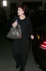 SHARON OSBOURNE Arrives at Her Residence in London 04/26/2022