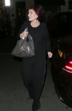 SHARON OSBOURNE Arrives at Her Residence in London 04/26/2022