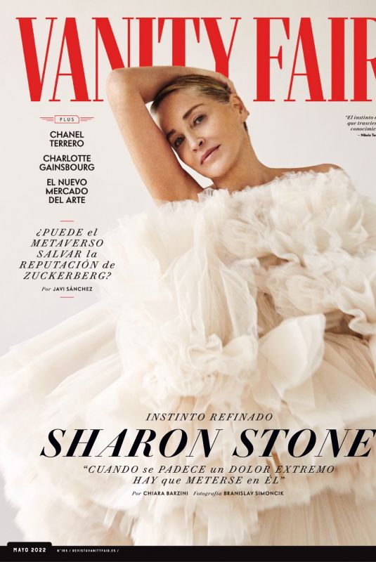 SHARON STONE in Vanity Fair Magazine, Spain May 2022