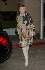 SHARON STONE Leaves a Business Dinner at Maybourne Hotel in Beverly Hills 04/12/2022