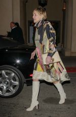 SHARON STONE Leaves a Business Dinner at Maybourne Hotel in Beverly Hills 04/12/2022