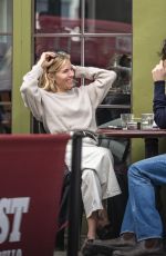 SIENNA MILLER and Oli Green Out in London 04/13/2022