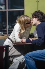 SIENNA MILLER and Oli Green Out in London 04/13/2022