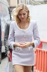 SIENNA MILLER Outside Her Hotel in London 04/13/2022