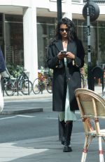 SIMONE ASHLEY Out Shopping in London 04/19/2022
