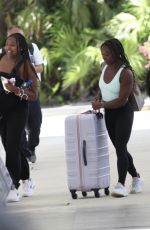 SIMONE BILES with a Group of Girlfriends After a Weekend Trip to Mexico 04/25/2022
