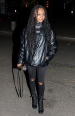 SKAI JACKSON and Kiya Cole Leaves Their Hotel in Paris 04/02/2022