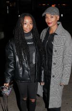 SKAI JACKSON and Kiya Cole Leaves Their Hotel in Paris 04/02/2022